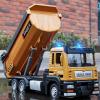 1/50 Scale Tipper Truck Alloy Mini Diecast Toy Car Model Lifting Rod Dump Engineering Transport Truck Sound Light Pull Back Collection Ornament Scaled Vehicles Gifts for Kids view 2