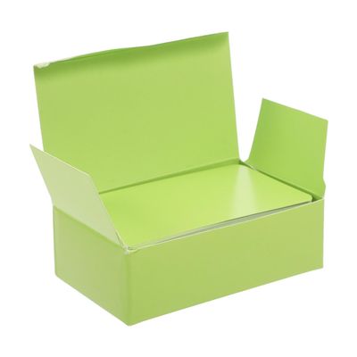 Kisangel 100pcs Index Paper Flash Cards Double-Sided Smooth Writing Surface Rounded Corners Portable Vocabulary Learning and Note Taking Cards for Study and Creative Projects