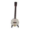 Alomejor Miniature Banjo Hanging Ornament, Mini Musical Instrument Replica with Stand and Storage Box for Dollhouse Decor view 1