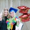 Alasum 6Pcs Metallic Graduation Cap Balloons Party Decoration Large Foil Caps in Gold Red Black Indoor Outdoor Backdrop for Graduation Party Supplies and Photo Booth view 3