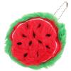 Alasum Plush Watermelon Coin Purse for Soft Keychain Wallet Lightweight Pouch Cute Backpack Charm Creative Fruit Shape Holder view 1