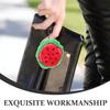 Alasum Plush Watermelon Coin Purse for Soft Keychain Wallet Lightweight Pouch Cute Backpack Charm Creative Fruit Shape Holder view 3