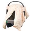 2-in-1 Baby Car Seat Cover, Baby Car Seat Canopy, Mom Nursing CoverEasy to Install ShieldMulti-Purpose | Winter Warm & Summer Shade Use (Light Pink) view 1