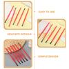 Alasum 100pcs S Paint Brush Nylon Head Small Watercolor Brushes Easy to Clean Material for Artists Students Hobbyists view 4