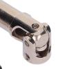 2Pcs RC Drive Shaft Steel Material Adjustable 42-55mm/1.7-2.2in, Metal RC Drive Transmission Shaft, Silver Color Upgrade Parts for HBX 1/24 2098B Climbing Car, Durable and Easy view 3