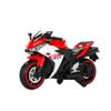 12V Kids Electric Motorcycle with Training Wheels, LED Light-Up Wheels & Manual Hand Throttle, Ride On Toy for Boys Girls Ages 3-8 (Red +Plastic +50-99 Lbs) view 1