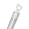 Small Bubble Wands Heart Shaped Transparent Bubble Blowing Toys for Wedding Party Favors Outdoor Activities Plastic 10PCS 4.1 Inch view 4