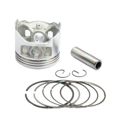53mm Piston with Rings Pin Kit for 4-Stroke Engine Fits 100 Bajaj100 CT100 Models Engine Parts Accessories Compatible with Similar Engines