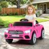 Licensed Mercedes Benz SL500 12V Ride on Car by INFANS with Remote Control, LED Lights, Bluetooth, Music, Horn for Girls Boys Aged 3+ (Pink) view 2