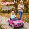 Licensed Mercedes Benz SL500 12V Ride on Car by INFANS with Remote Control, LED Lights, Bluetooth, Music, Horn for Girls Boys Aged 3+ (Pink) view 4