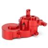 Aluminum Alloy Transmission Case Housing Set, RC Gearbox Cover for Redcat GEN8 1/10 RC Car, CNC Machined PTFE Coated Hardened Alloy 6061 - T6, Lightweight Durable Gearbox Shell wit (Red) view 2
