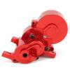 Aluminum Alloy Transmission Case Housing Set, RC Gearbox Cover for Redcat GEN8 1/10 RC Car, CNC Machined PTFE Coated Hardened Alloy 6061 - T6, Lightweight Durable Gearbox Shell wit (Red) view 4