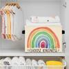 Elefeltclave Boho Rainbow Kids Storage Bins, Choose Kindness Positive Affirmation Collapsible Storage Basket Organizer for Kids Room Nursery Bathroom Clothes Toys Books, Toybox for Boys Girls view 4