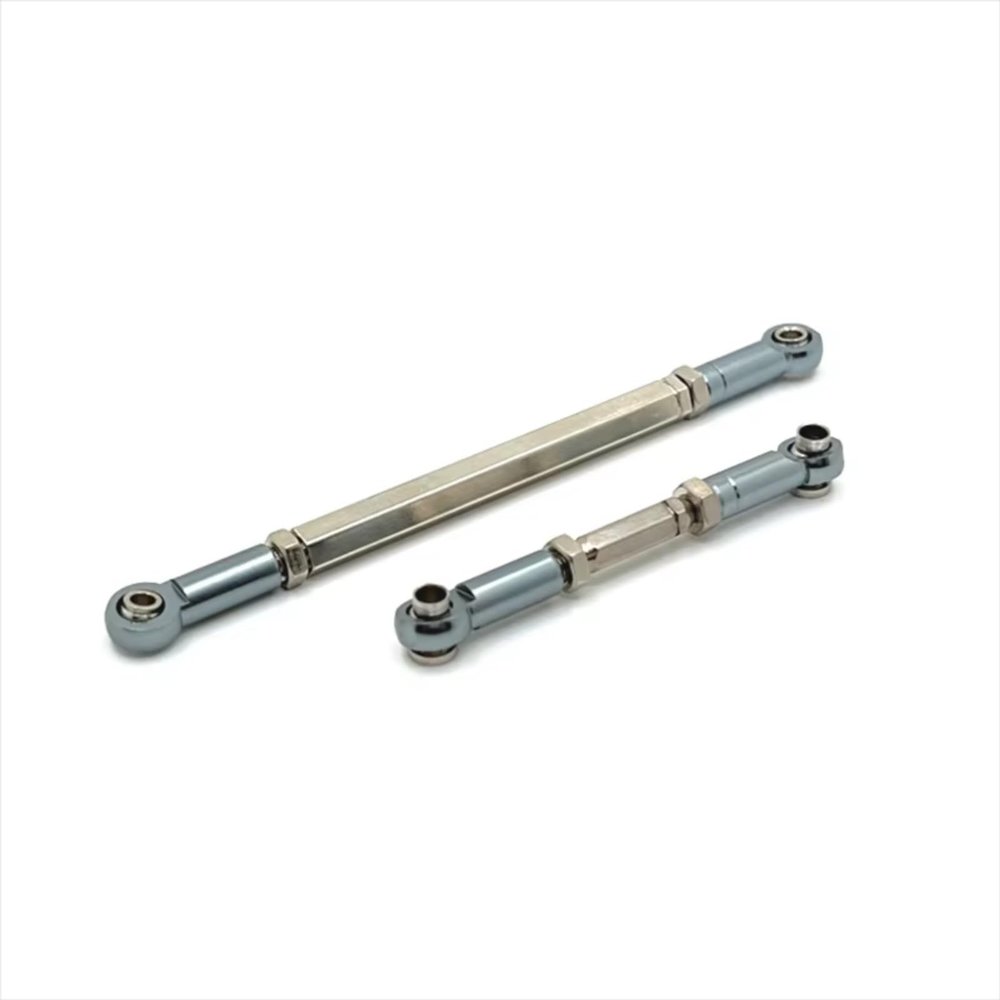 For MN Model For MN82 LC79 For MN78 1/12 Metal Upgrade Front Axle Steering Linkage RC Car Parts Rc Upgrade Components(Titanium)