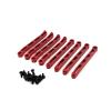 RC Car Accessories For MN78 For MN168 1/12 Metal Chassis Links Pull Rod Tie Set RC Car Trucks Tracked Vehicles Parts Accessories Upgrades Replacement Repair(Red) view 1
