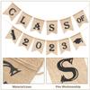Holibanna Class of Graduation Banner Linen Hanging Decoration for Party Background Sturdy Banner for Graduation Celebration Easy to Assemble Photo Prop for Indoor Outdoor Use view 4
