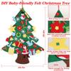 39" Felt Christmas Tree & 41PCS Wall Hanging Detachable Ornaments Xmas Gift DIY view 2