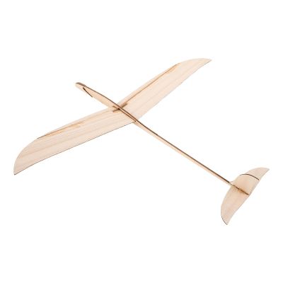 COOLHIYA Hand Thrown Wooden Glider Airplane Sturdy Wood Extended Glide Distance for Indoor Outdoor Family Fun DIY Vintage Aircraft Model