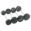 10PCS Toy Wheel Model Car Wheel with 5PCS Round Rod Shaft Axles for DIY Model Toy RC Car Truck Robot Building Project (2.5x40mm) view 4