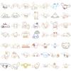 100PCS Cinnamoroll Stickers Pack, Cute White Big Ear Dog Vinyl Waterproof Aesthetic Cartoon Decals for Kids Teens Girls Adults Phone Water Bottles Skateboard Guitar view 4