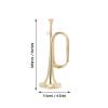 Holibanna Golden Brass Standard Trumpet for Students Beginner Instrument Early Learning Tool Multipurpose Musical Instrument for Boys School Band Performance view 3