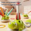 clhjinruoliu 3 in 1 Dinosaur Rocket Launcher, Dinosaur Jumping Toy, Ring Toss & Musical Jumping for Kids, Indoor & Outdoor Sports Toys with Remote Control, Active Outside Toy Gift Kids Ages 4-8 view 3
