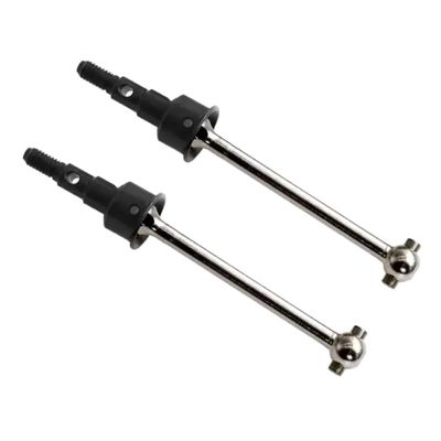 2 Pcs 45# Steel Universal Joint Drive Shaft Compatible with 1/10 GPX4 RC Car 22023