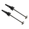 2 Pcs 45# Steel Universal Joint Drive Shaft Compatible with 1/10 GPX4 RC Car 22023 view 1