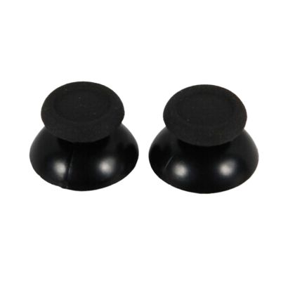 2 PCS a lot 3D Analog Joystick Thumb Stick Grip Cap for for Dualshock 4 for PS4 Controller(Black)