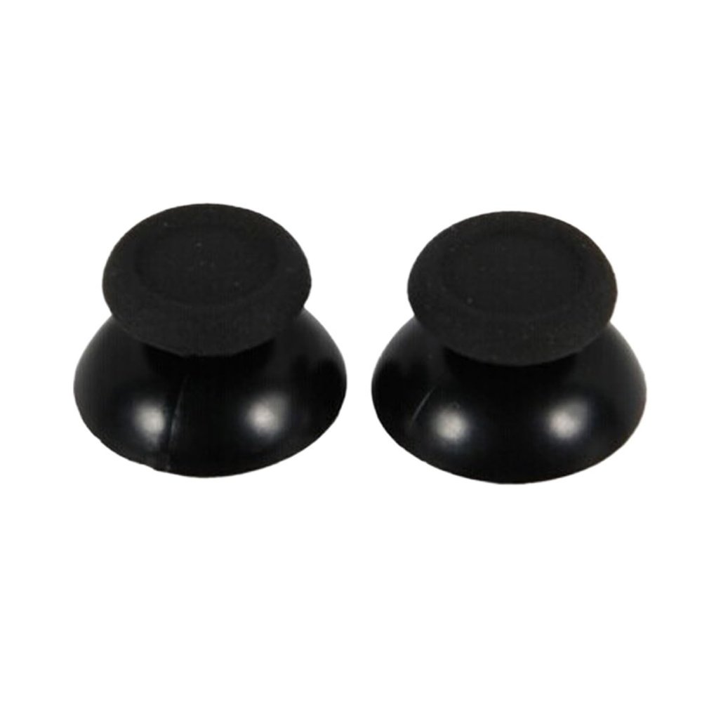 2 PCS a lot 3D Analog Joystick Thumb Stick Grip Cap for for Dualshock 4 for PS4 Controller(Black)