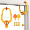 Door Pong Game - Adjustable Trainer with Balls - Indoor Door Pong Sports Game - for Family Boys Kids Home Bedroom Living Room Gym Classroom Playroom Party Birthday view 1