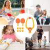 Door Pong Game - Adjustable Trainer with Balls - Indoor Door Pong Sports Game - for Family Boys Kids Home Bedroom Living Room Gym Classroom Playroom Party Birthday view 4