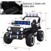 24V 2-Seater Children's Electric Car with Remote Control and 4WD Motor(White) view 2