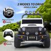 24V 2-Seater Children's Electric Car with Remote Control and 4WD Motor(White) view 3