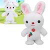 Asixxsix Talking Dancing Bunny Toy, Interactive Musical Animated Walking Bunny Stuffed Animal with Built in Speakers, Stuffed Animal Toy for Kids Playtime view 2