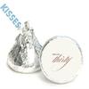 30th Birthday Kiss Candy Stickers | 100ct |Calligraphy | Party | Glossy|Durable view 3