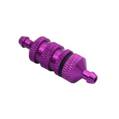 RC Crawlers Toys For Nitro For HSP For Racing 02156 For HSP 94122 94188 For Traxxas For TRX4 1/8 1/10 1 PC Aluminum RC Car Filter(Purple)