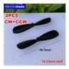 RWEABLGJXP 2pcs Electronic Starter+2pcs Blade 612 Coreless Electronic Starter DC 3V 32500RPM High Speed RC Drone with CW CCW Blade Propeller Aircraft Plane view 4