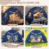 INFANS Bed Tent for Kids, Indoor Large Toddler Canopy Playhouse with Flags, Teepee Toys Gift for Boys Girls Aged 3+, 75 x 39 x 48 view 2
