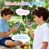 Kids Audio/Video Walkie Talkies, 2 Pack Rechargeable Walkie Talkies for Kids with 2 Screen & Camera & Voice Changer, Long Range Boys Girls Toys for Indoor Outdoor Camping Hiking Games (Blue/Blue) view 2