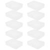 10pcs Blank Playing Card Cases Clear Plastic Gaming Card Box Storage Organizer For Gaming Bank Trading Transparent 4x3 Inch view 1
