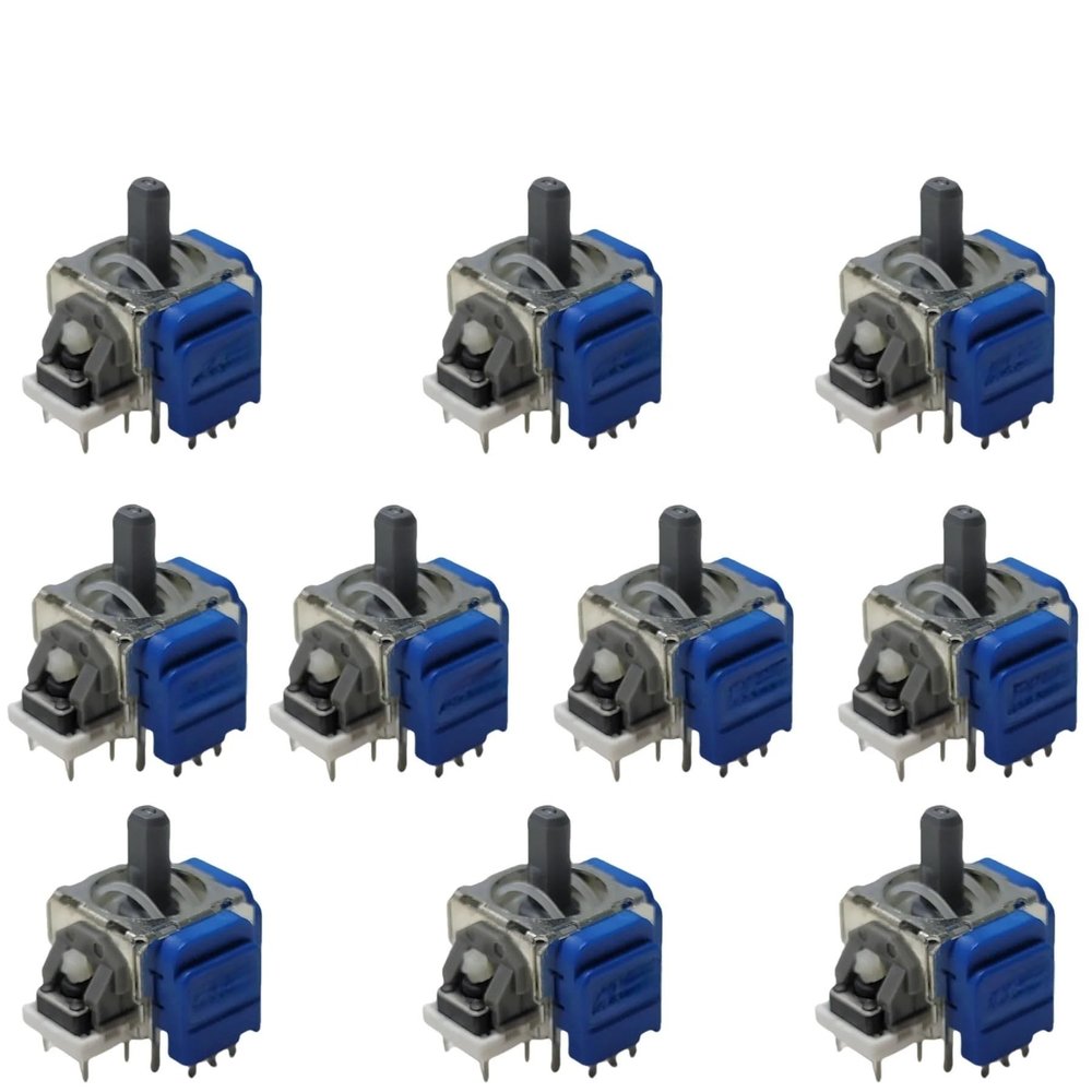 10 TMR Magnetic Joystick, for Hall Effect No Deadzone Upgrade Kit with Chip, for Controller Repair