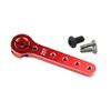 CNC Aluminum Servo Arm 25T for 30-100CC Balsa Fixwing Aircraft Compatible with Futaba Style Servos(Red) view 1