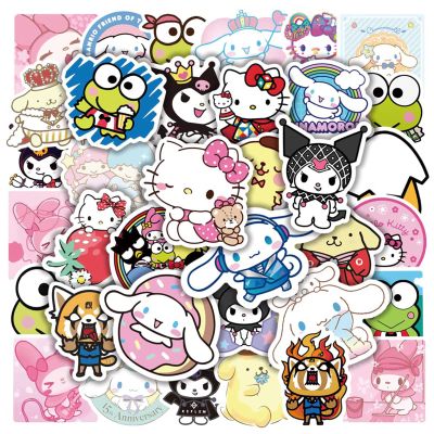 100PCS Cute Cartoon Stickers Pack, Kawaii Japanese Vinyl Waterproof Stickers for Kids Teens Girls Adults Phone Water Bottles Skateboard Guitar
