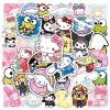100PCS Cute Cartoon Stickers Pack, Kawaii Japanese Vinyl Waterproof Stickers for Kids Teens Girls Adults Phone Water Bottles Skateboard Guitar view 1