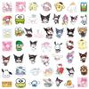 100PCS Cute Cartoon Stickers Pack, Kawaii Japanese Vinyl Waterproof Stickers for Kids Teens Girls Adults Phone Water Bottles Skateboard Guitar view 3