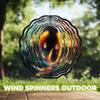10-Inch Metal Wind Spinner Two Golden Koi Fish 3D Fish Wind Spinner, Unique Metal Hanging Kinetic Wind Sculpture Ornament Yard Art Garden Patio Lawn Indoor Outdoor Decor view 4