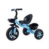 Children's Tricycle with Anti-Tip Design, Footrests, Blue and Black, Kids Gift (Blue) view 1