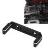 Aluminum Alloy Servo Mount for Capra UTB10, RC Car Servo Mount Upgrade, 1/10 RC Crawler Accessories with Black Engraved Gold Edge, Durable and Rust for Enhanced Performan (Black) view 2