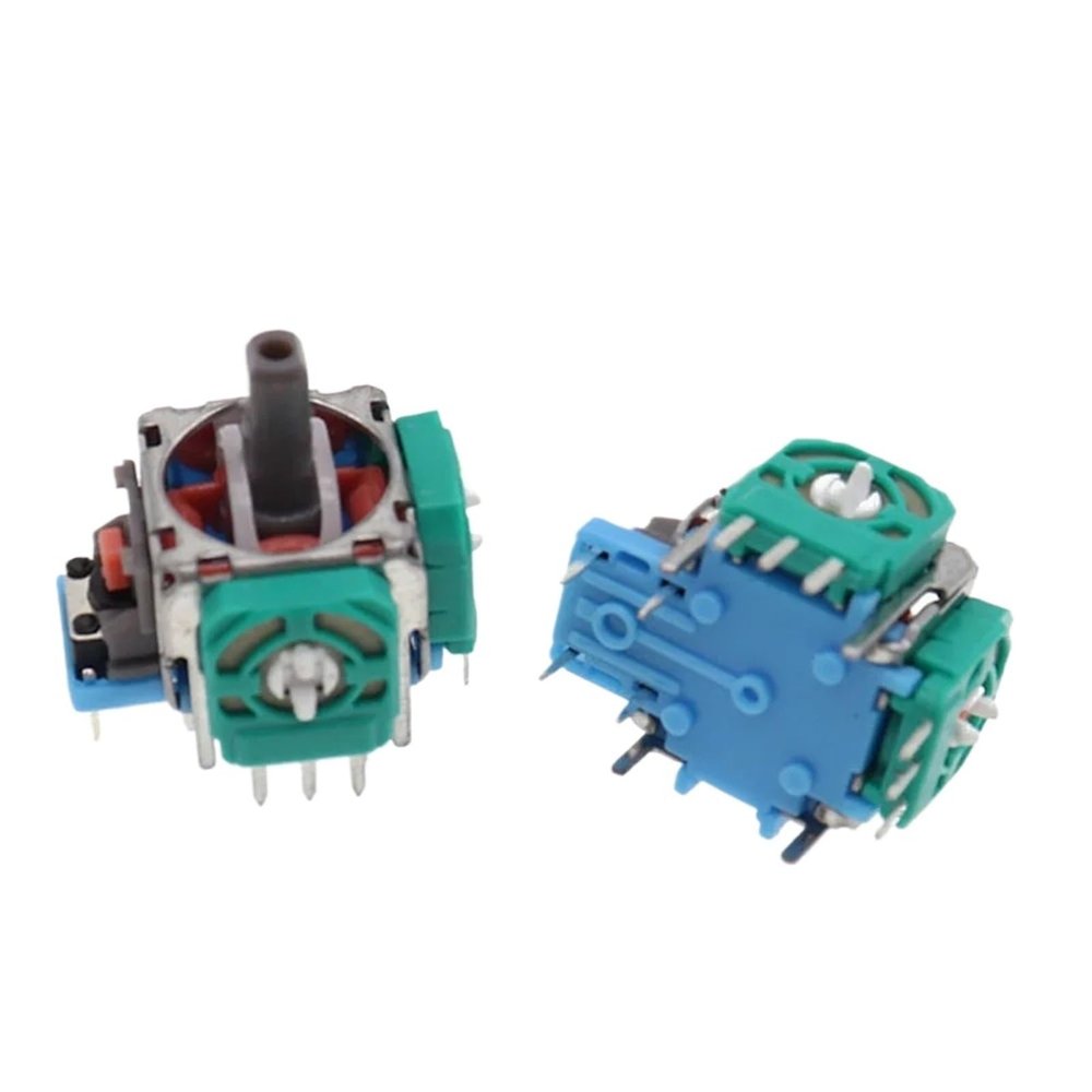 2PCS 3Pin 3D Rocker Analog Joystick Module Replacement for Controller, for PS4 Controller(For PS4)